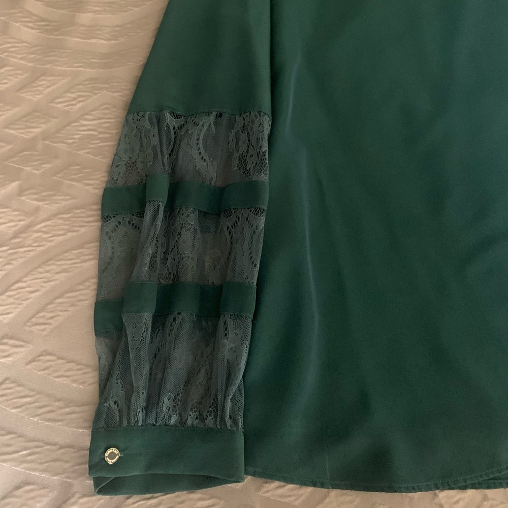 Green Calvin Klein blouse - Picture 2 of 9